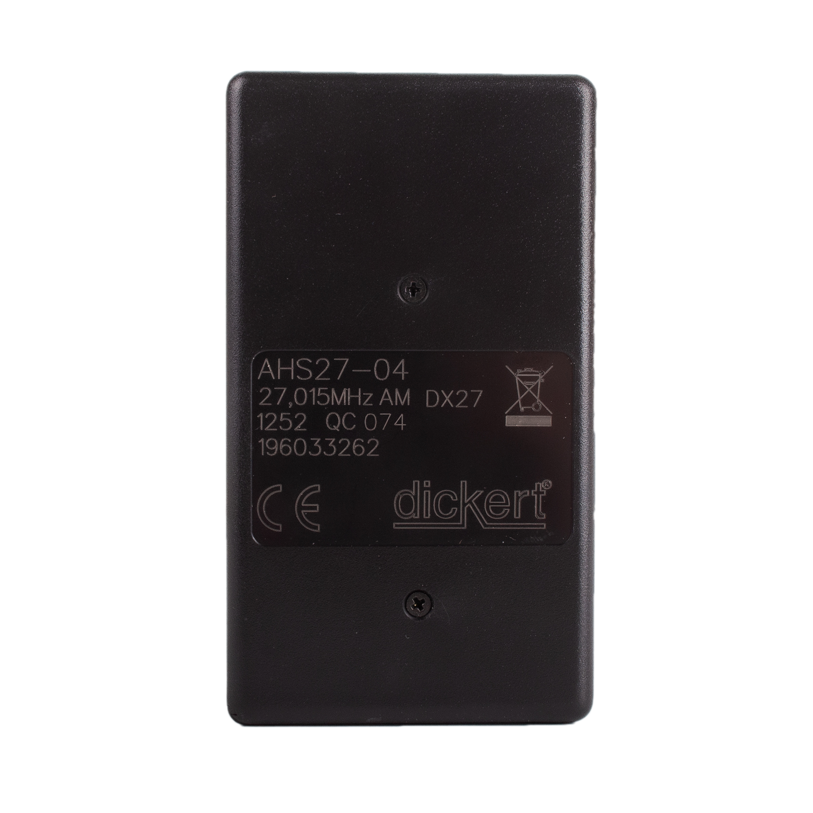 Handsender Dickert AHS27-04 27 MHz mit Batt