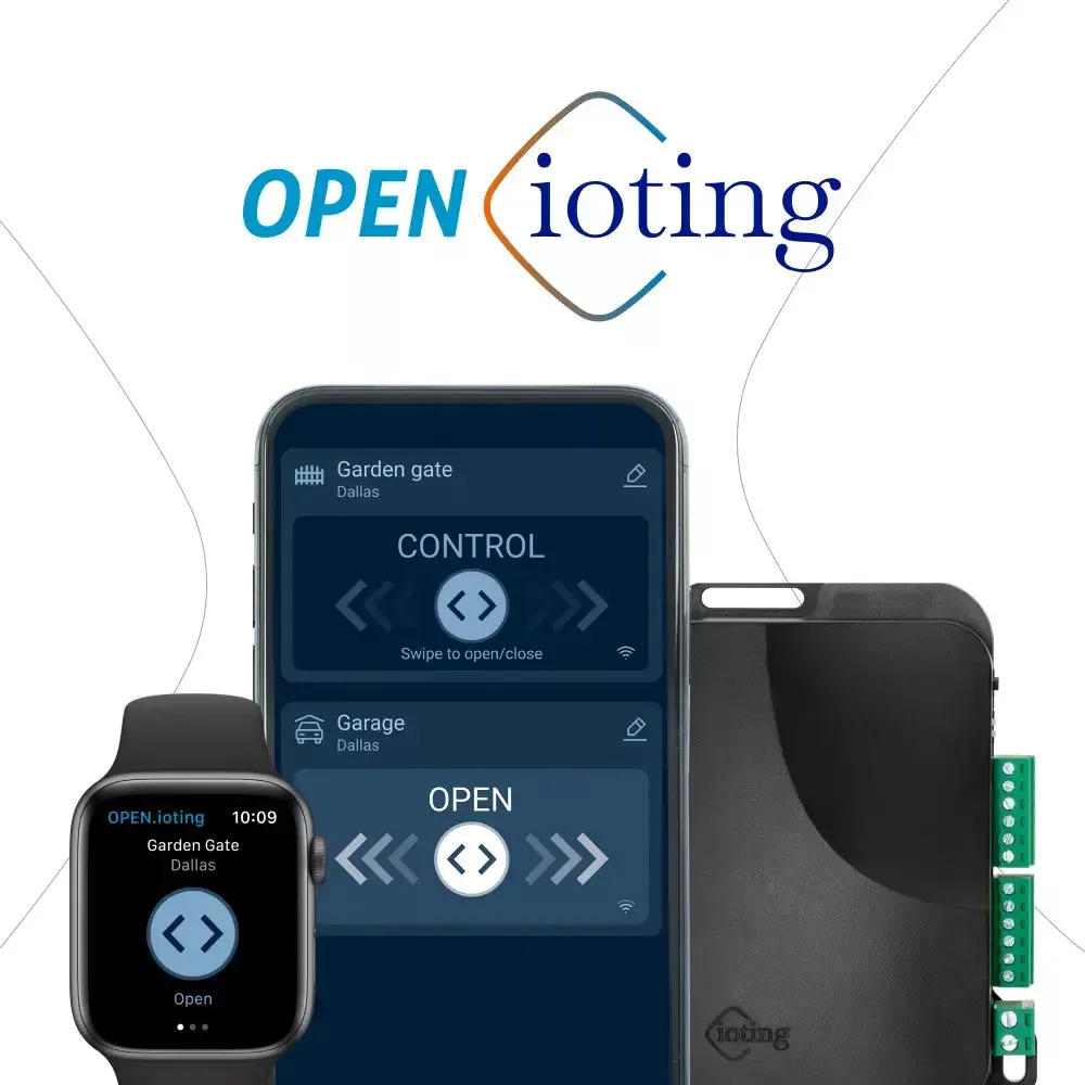 OPEN.IOTING der smarte Toröffner mit App-Steuerung für iOS und Android