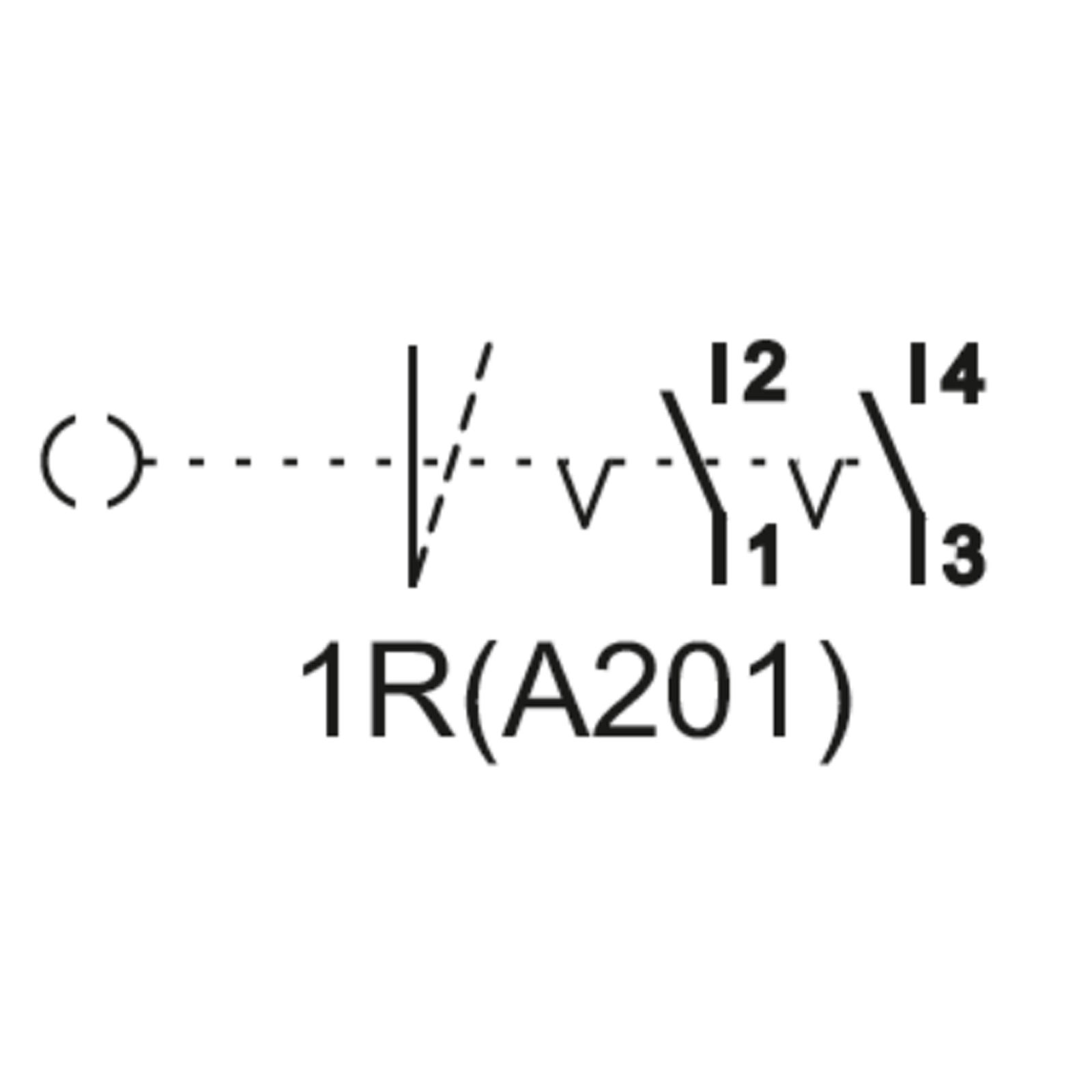 Schaltereinsatz CA10 1R A201 zweiseitig rastend Orion KRAUS&NAIMER