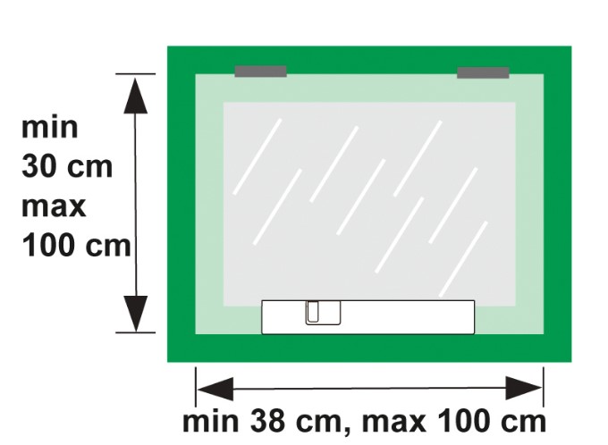 Voraussetzungen für den Akku-betriebenen Fensterantrieb