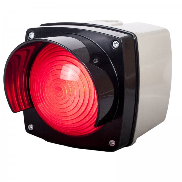 LED Ampel mit Linse rot oder grün | 24 oder 230V