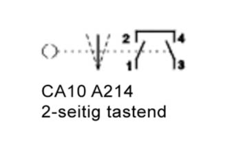 Ersatzteil ORION Schaltereinsatz CA4 2-T zweiseitig tastend A214
